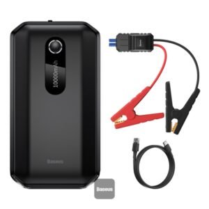 Baseus Super Energy Air Car Jump Starter Built-in 10000mAh Power Bank 1000A Max Peak Current 12V Car Jump Starter