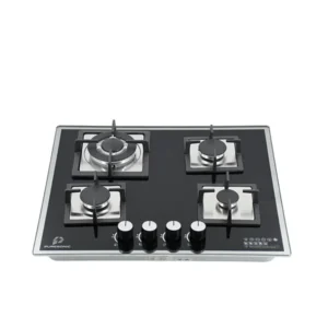 PURESONIC Black Tempered Glass Gas Hob (PS-TG4B6025)